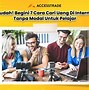 Cara Mencari Uang Di Internet Tanpa Modal